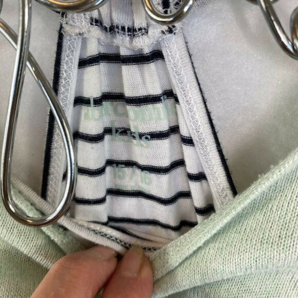 Abercrombie‎ Kids 2 Piece Green Top Size 15/16 RN 75654 - Picture 5 of 8